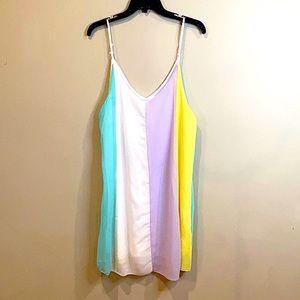 Multi Color Flowy Mini Dress